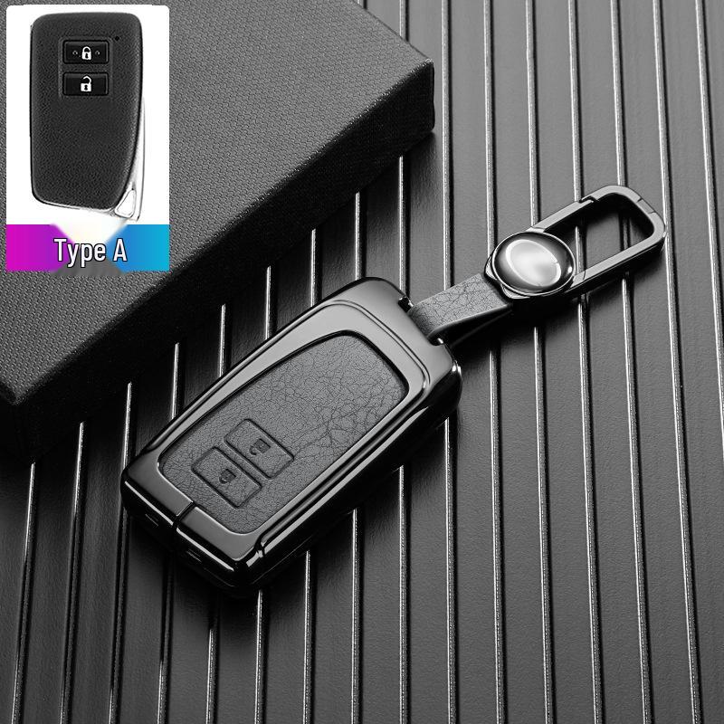 Metal Car Key Case for Toyota ES200, LX570, IS, ES, GX, RX, NX2000 (13th Gen)