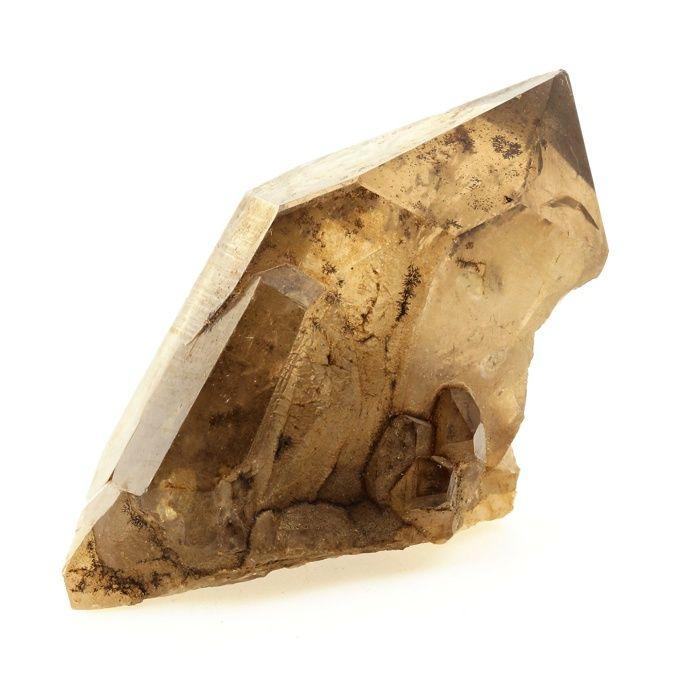 Quartz fumé - A BIJOUX - Massif du Mont-Blanc - 273.3 ct - Certificat d'authenticité - Marron