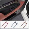 2025 Hot For BMW 5 Series G60 2024 Car Interior Door Handle Protect Cover ABS Inner Door Pull Trim Decora Stickers Auto Styling