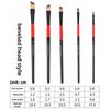 5pcs Wooden Short rod nylon hair oil brush flat head children's painting watercolor pen round head acrylic paint oil brush set