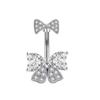 Zirconia Navel Piercing Clip - Hot Selling European and American Body Jewelry
