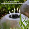 Wetterfeste Pflanzglocke mit verstellbaren oberen Belüftungsöffnungen, verdickte transparente, metallverstärkte Basis, Gartenbau-Essential