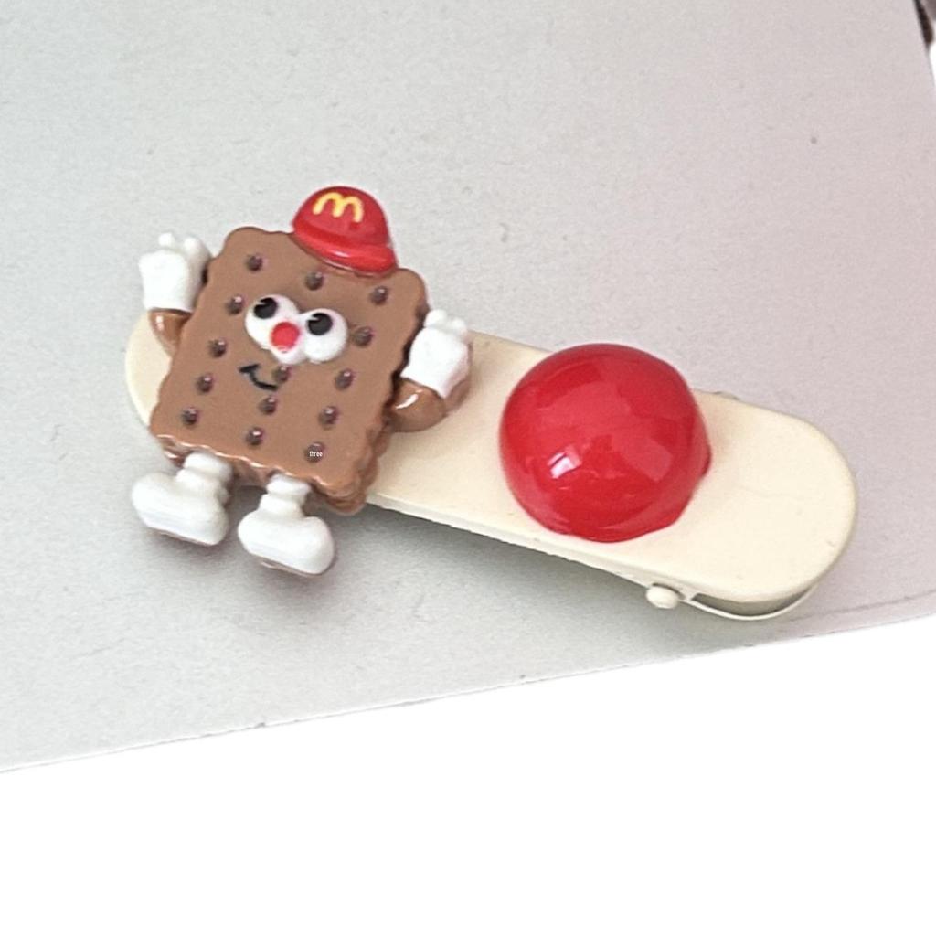 Cute Cartoon Jelly Bean Hair Clips - Fun and Sweet Accessories for Girls