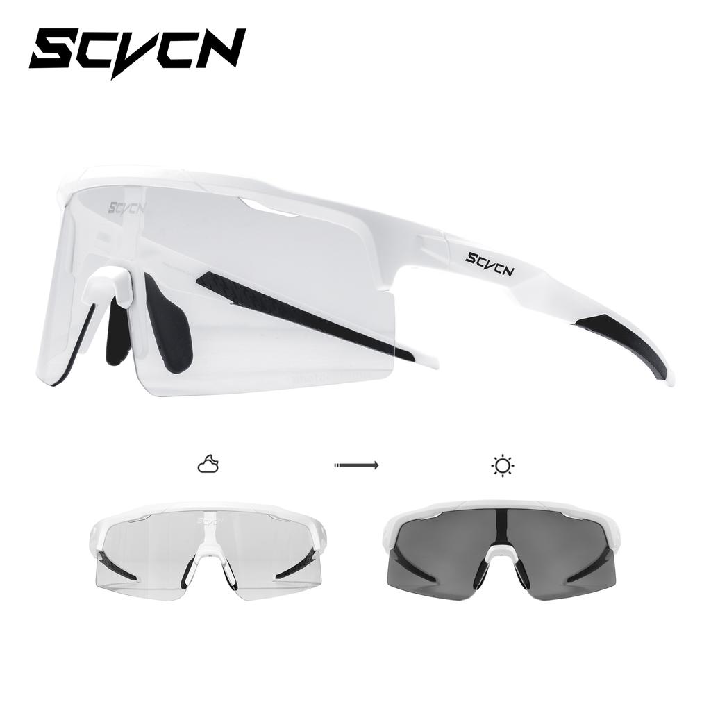 SCVCN Photochromic Sunglasses for Man Cycling GlassesBike Glasses UV400 Rosd Speed Bicycle Eyewear MTB Outdoor Woman Goggles