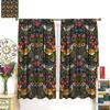Bohemia William Morris Umělecké Závěsy Květiny Ptáci Bobule Retro Styl Obývací Pokoj Ložnice Zatemňovací Vyrobeno Z Polyesteru Dekor