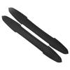 2pcs Car Bumper Protector Body Door Corner Anti Scratch Strips Sticker Carbon Fiber Style
