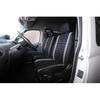 Universal 3D Stripe Seat Covers Fits Most Vans Trucks 2+1 Seat Covers for Single Driver and Passenger Seat Cover