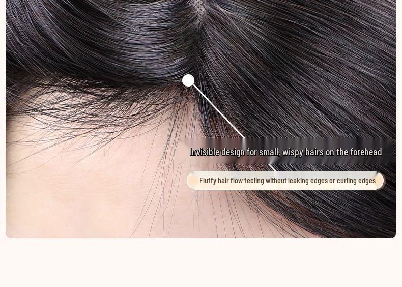 Women's Seamless Hair Volume Enhancer for Natural-Looking, Fluffy Long Straight Hair