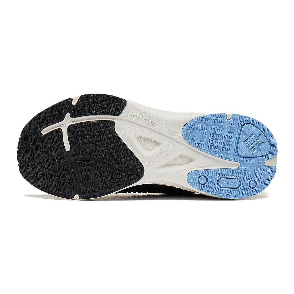 Li Ning Comfortable Versatile Non-Slip Durable Kids Running Shoes Kids Sneakers Deep-Navy-Blue Whale-Blue YKFT072-7
