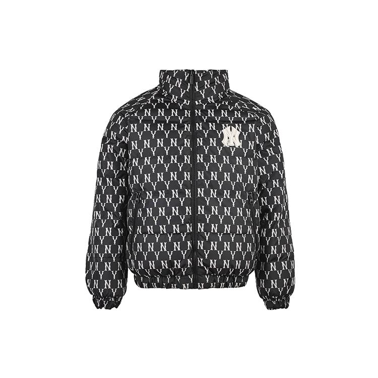 

New MLB Mlb Old Flower Down Jacket Winter Cropped Unisex Black 31DJM2061-50L XS