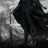 Golden Black Dragon Head Walking Cane Fashion Decorative Steel Stick Gentleman Elegant Cosplay Cane Knob Crosier Cane 93cm