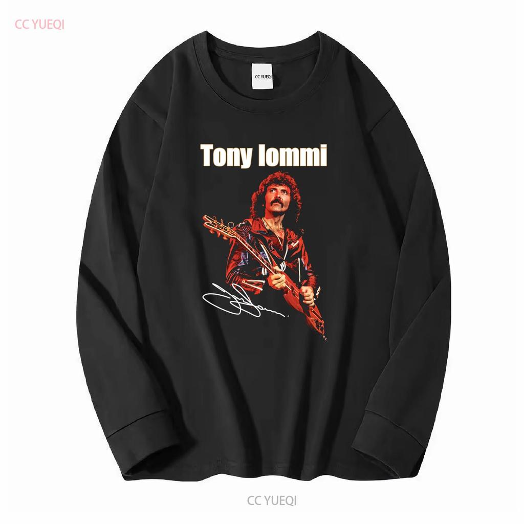 New Popular Tony Iommi Tour For Fans All Size T Shirt 1N3340 Long Sleeves Vintage Washed Streetwear Unisex Stylish Breathable