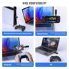 EJGAME Deck Plattform Controller Adapter Kompatibel mit allen PS5 Spielen Gyrosensor Vibrationsfunktion Tastenbelegung Turbo-Feuerfunktion Ein-Tasten-Kombination