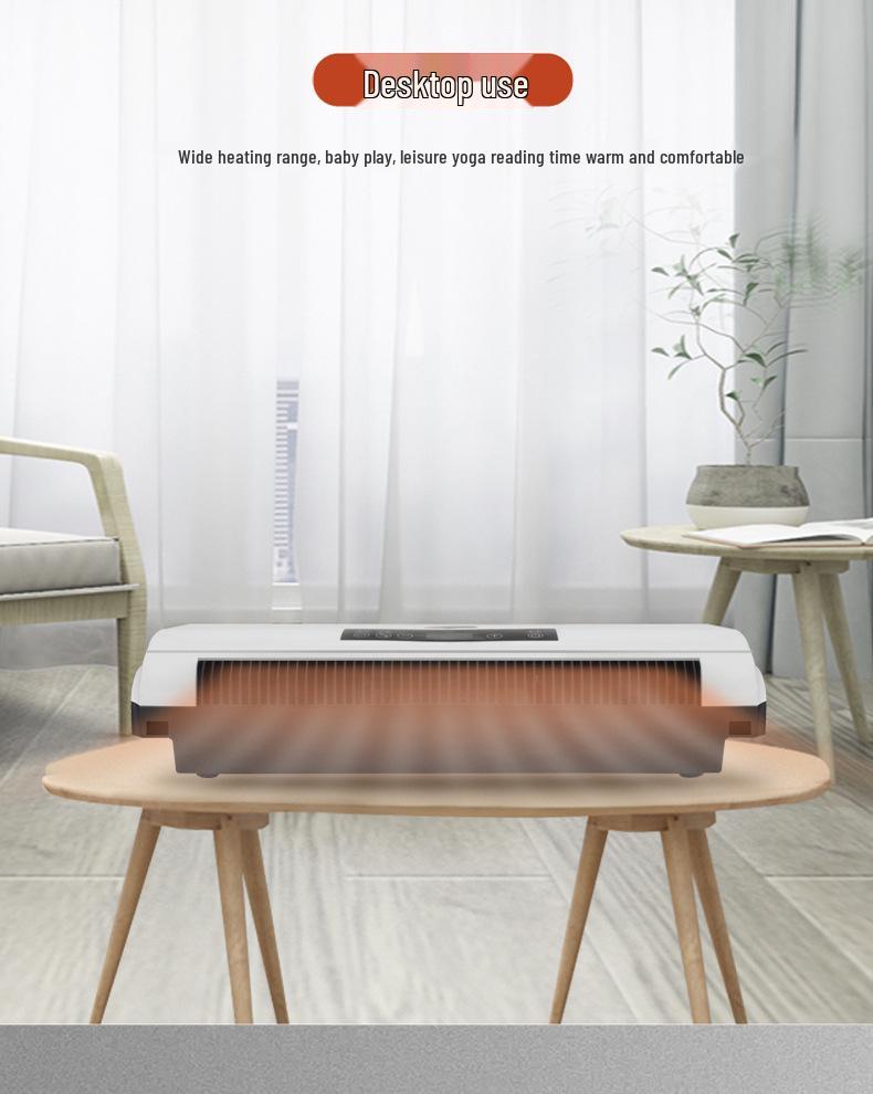 Modern Wall-Mounted Air Conditioner & Heater for Home - Energy-Saving Portable Fan & Hot Air Blower