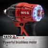 YATO High-Torque Brushless Electric Impact Wrench for Auto Repair