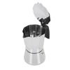 Stovetop Coffee Maker Octagonal Stainless Steel Italian Coffee Machine for Home Travel Easy To Clean