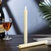 Moving Flame Taper Candles With Remote And Timer, Flameless LED Candlesticks Flickering With Moving Wick, Christmas Decorations