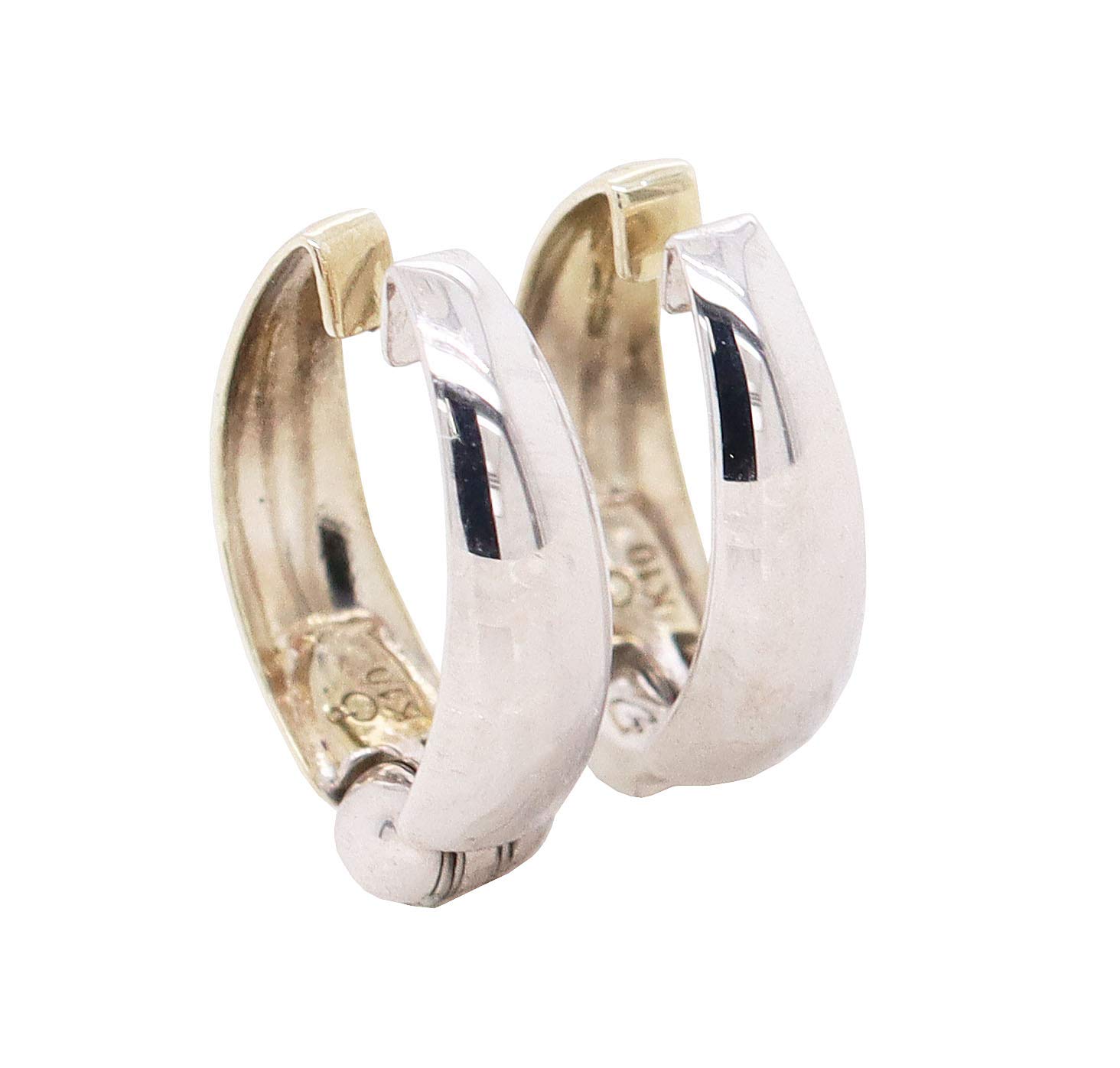 

reversible gentle on the just clip on [KASHIMA] K10YG/WG earrings, ears,