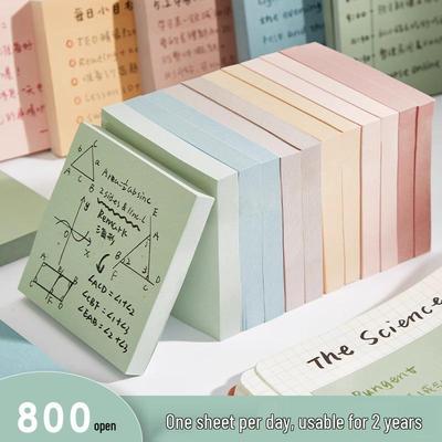 Sticky Notes & Creative Memo Pads Set: Cute Notebooks with Label Stickers