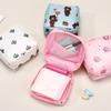Women Sanitary Napkin Tampon Storage Bag Portable Waterproof Organizer Pouch Cartoon Pattern Sanitary Napkin Bag