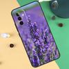 Purple Flowers Lavender Case For Samsung Galaxy A55 A35 A25 A15 A51 A71 A12 A32 A52 A13 A33 A53 A54 A34 A14 Cover