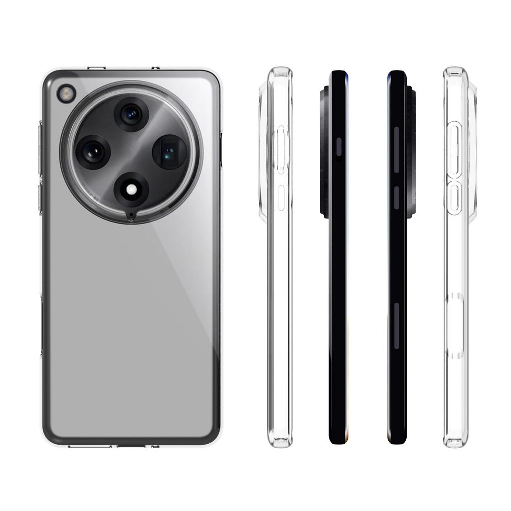 10Pcs/Pack For Oppo Find X8 Pro 5G Clear Case Watermark-Free TPU Protective Cover