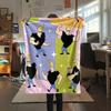 Johnny Bravo Flannel Blanket, High quality Comfortable for All Seasons, Home Decor, Warmth and Comfort