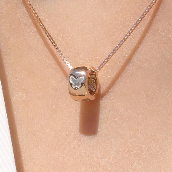 [14K gold] Eve Butterfly Charm Pendant