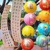 Traditional Chinese Mid Autumn Lantern Hanging Round Paper Lantern  Shopping Mall