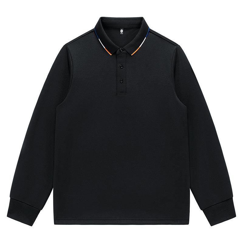 

Men s Long Sleeved T-shirt Solid Color Lapel Men s Polo Shirt Men s XXXXXL