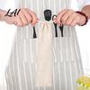 Portable Cutlery Storage for Picnic Drawstring Bag Reusable Utensil Pouch Washable Eco Friendly Travel Organizer Chopsticks Spoons And Straws Holder