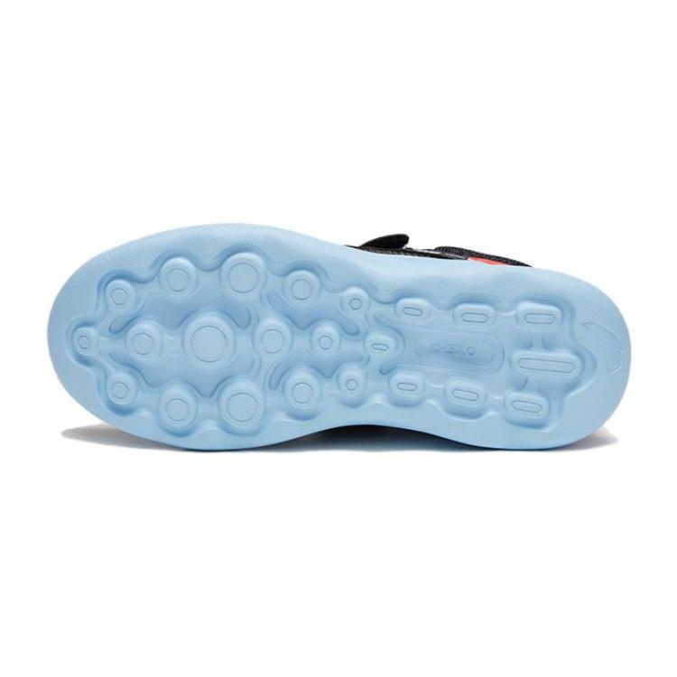 Anta Antiskid Wear-Resistant Low-Top Running Shoes Kids Sneakers Black Blue A312325523J-1