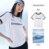 Camel American Retro Color Block Quick-Dry T-Shirt for Men & Women