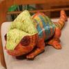70/100cm Simulierte Chamäleon-Puppe Große Größe Realistisch Echse Chamäleon Plüschtiere Weiches Stofftier Krabbeltier-Enthusiast Geschenk