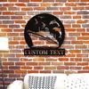 Sailor Captain Metal Sign Wall Decor Personalized Nautical Gift Home Art