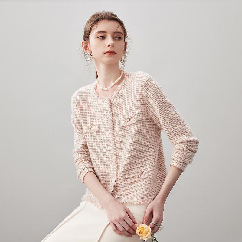 

Kemeng Boka 2025 Women s Cashmere Round Neck Cardigan XL