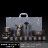 High-End Purple Sand Kung Fu Tea Set, Home Living Room Office Chinese-Style Teapot, Ceramic Cover Bowl, Teacup Gift Box