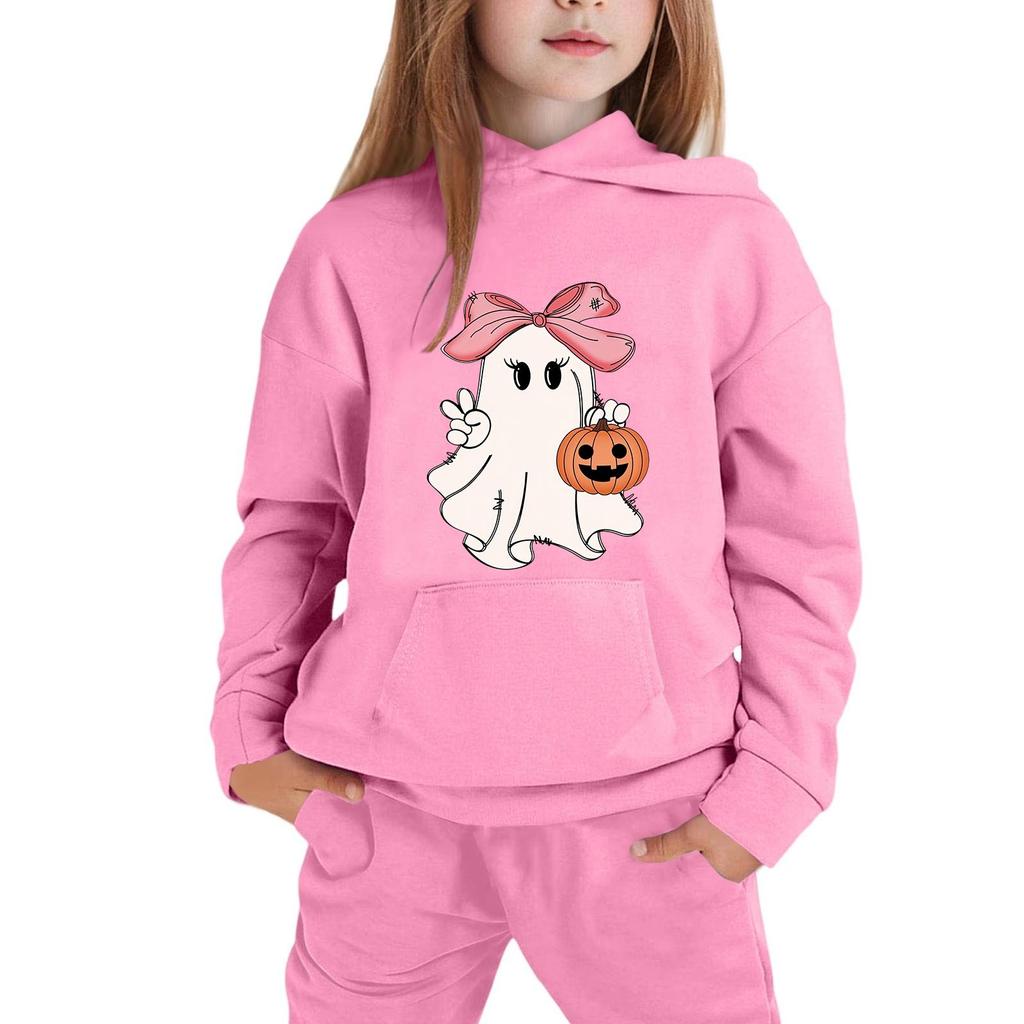 Children's Hoodie with Halloween Print for Casual Wear
