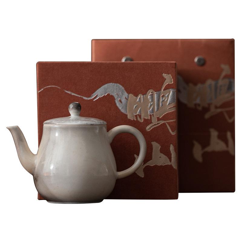 Junyue Pot Household Ceramic Tea-making Pot Handheld Single Pot Filter Pot Tea Set Gift Box