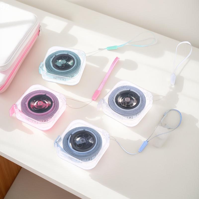 High-use 2-meter Shrinkable Tape Measure; Accurate Imperial and Metric Measurements for Everyday Tasks