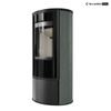 Wood Burning Steel Stove KRATKI ERIK Ø 150 5,5 kW Decorative Ceramics SERPENTINO