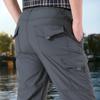 Men's Quick-Dry Outdoor Hiking Pants, Plus Velvet, Multi-Pocket, Loose Fit, Large Size, Autumn & Winter.