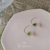 [Grape Art Museum] Electroplating 14K Handmade Design Earrings Personalized Creative Elegant Earrings