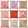 Plant Stamens Throw Pillow Covers With Digital Printing Of Short Plush Fabric Car-Shaped Sofa Cushion For Office Home Decor