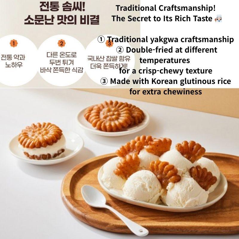 Sweet Glutinous Rice Yakgwa 30pcs 900 G × 1box – Traditional Korean Honey Fried Rice Cake Snack