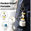 Portachiavi Pulsante Gabbiano Ricarica Type-C Portachiavi Clicky Tastiera per Adulti Per Adulti Bambini