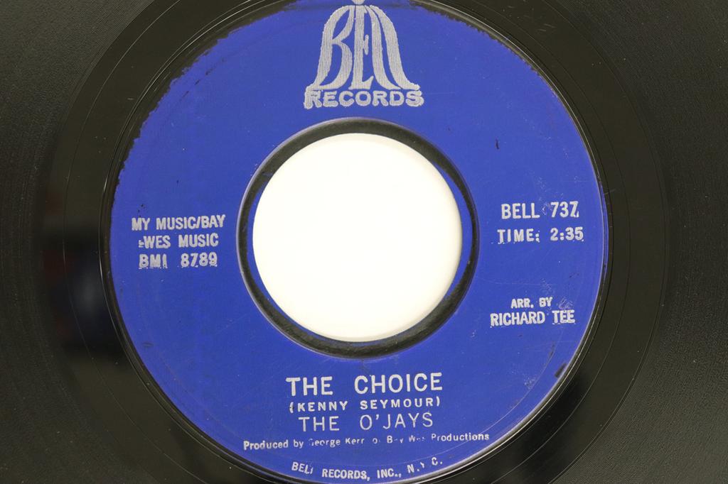 7inch Record O'JAYS - The Choice / Going Going Gone BELL737 Bell Records 1968 US Soul/Funk Used