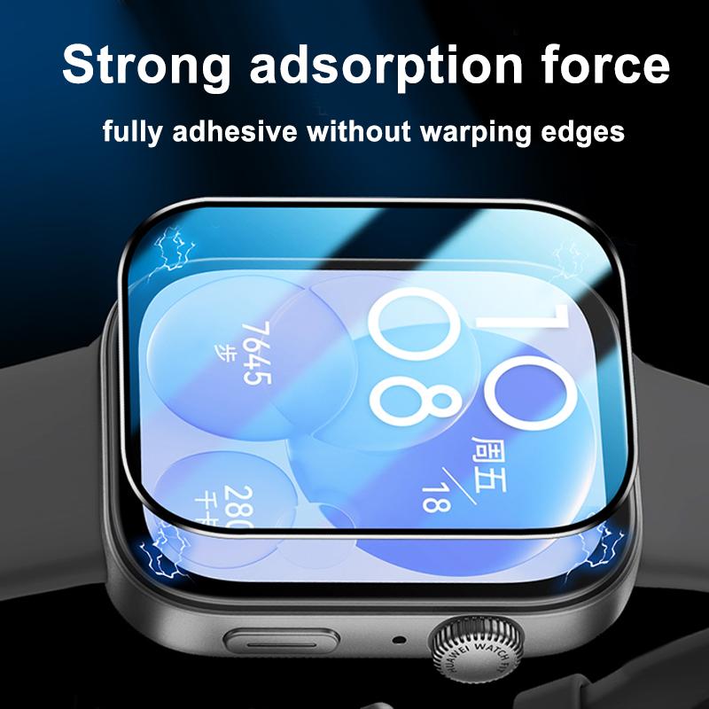 Soft Glass For Huawei Watch Fit 3 Film Cover Smartwatch Curved 9D tempered Screen Protector for huawei watch fit 2 3 accessories