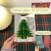 3D Pop Up Christmas Card With Music Merry Christmas Greeting Card Handwritten Blessing Invitation Cards Thanksgiving Gifts