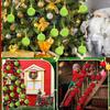 12/24Pcs Christmas Decoration 6cm Xmas Ball Christmas Tree Pendant Ornament for Home Decor Navidad New Year Gift 2026 Accessory